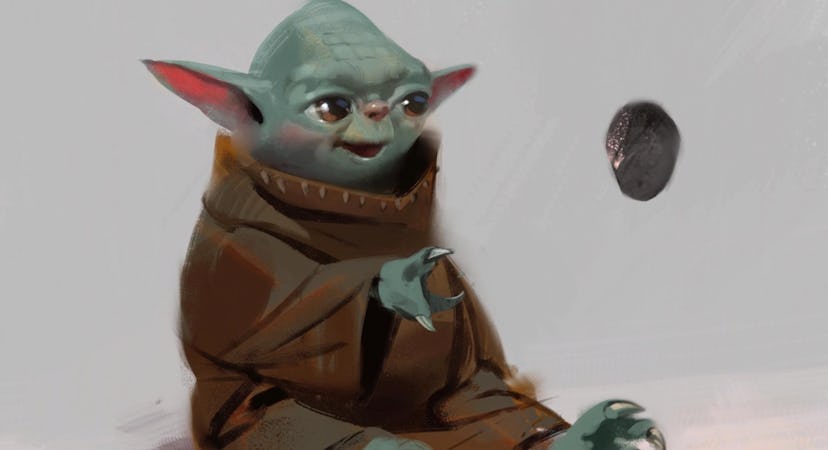 Baby Yoda’s Original ‘Mandalorian’ Concept Art Will Give You Nightmares