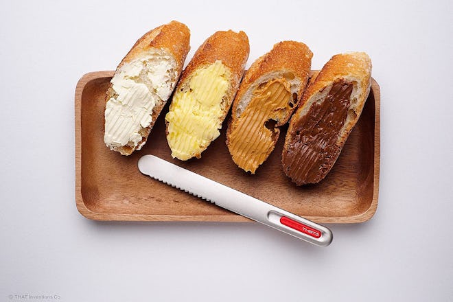 Spread That Serrated Warming Butter Knife and Spreader