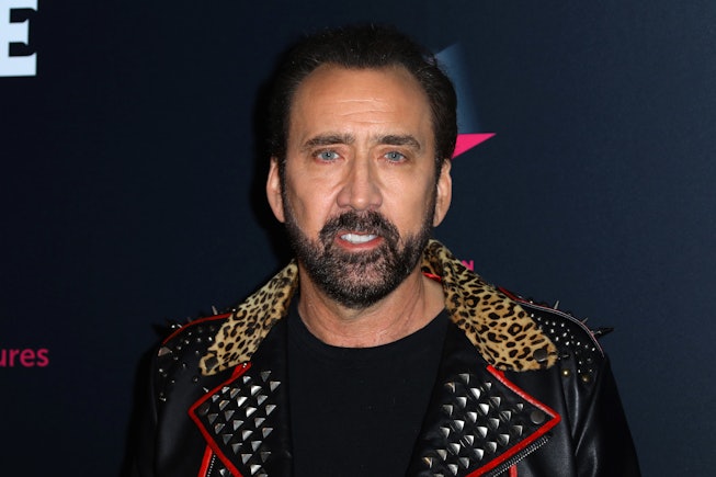 Actor Nicolas Cage attends the special screening of "Color Out Of Space" at the Vista Theatre on Jan...