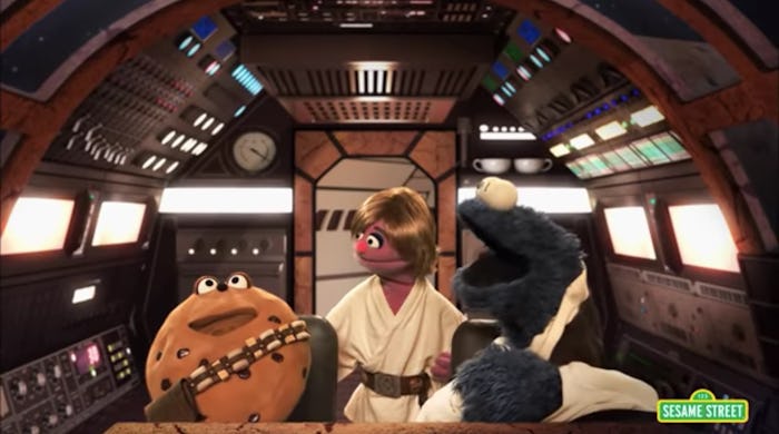 Over the years, characters from "Sesame Street" have collided or parodied characters from "Star Wars...