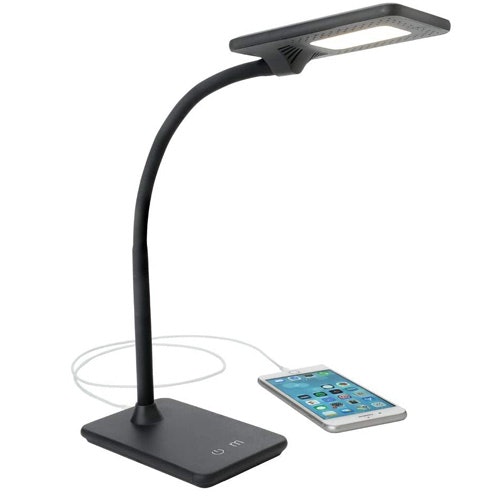 Newhouse Lighting LED Desk Lamp with USB Charger