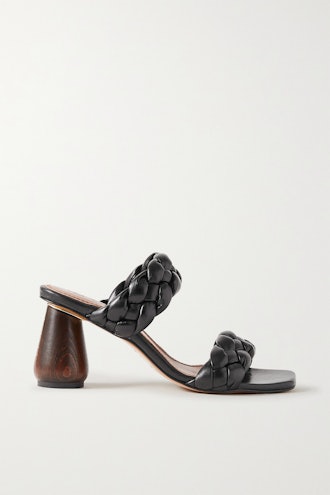 Souliers Martinez Mitjorn Braided Leather Mules