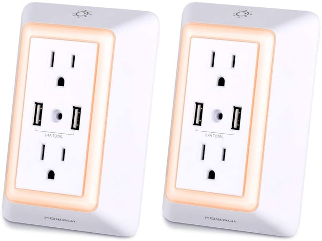 POWRUI USB Outlet (2-Pack)