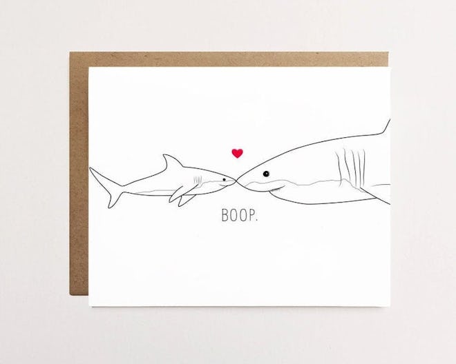 Baby Shark & Mommy Shark Card