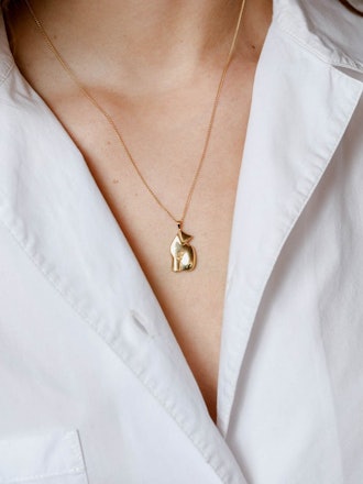 Le Chat Necklace in Gold