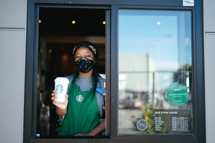 Starbucks' coronavirus plan includes changes to store pick-up.
