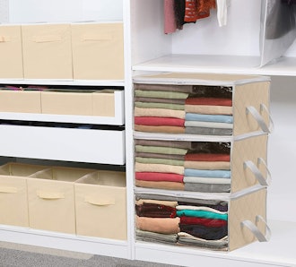 Simple Houseware Foldable Closet Organizers (3-Pack)