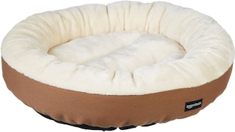 AmazonBasics Round Bolster Dog Bed