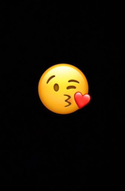 The face blowing a kiss emoji conveys feelings of love and affection more generally.