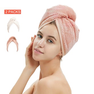 M-bestl Hair Towel Wraps (2-Pack)