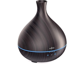 Anjou Wood Grain Essential Oil Diffuser And Cool Mist Humidifier
