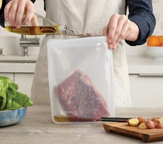 Stasher Silicone 1/2 Gallon Reusable Food Bag