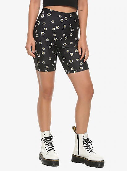 cute black biker shorts