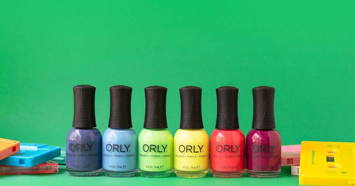 ORLY's Retrowave Nail Polish Collection Features An Unexpected Mix Of 6  Summery Shades