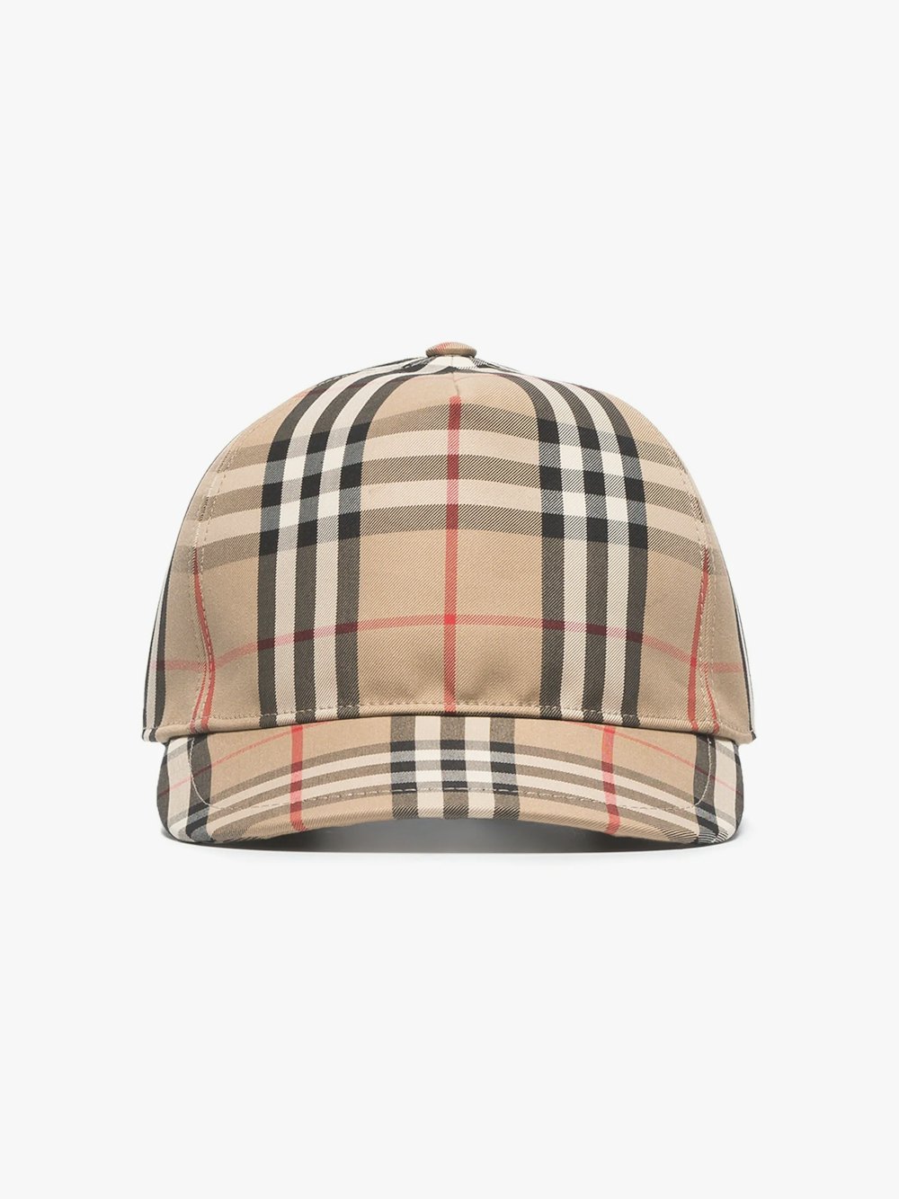 Burberry Beige Vintage Check Baseball Cap