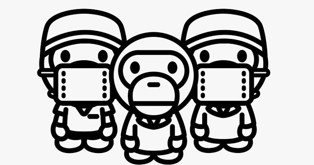 Bape drops a free coloring book to save you from yourself amid COVID19