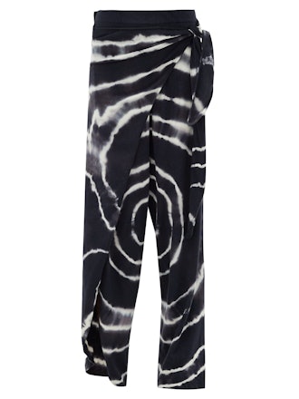 Tie-Dyed Wrap Trousers