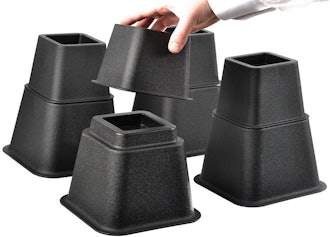 Home-it Adjustable Bed Risers (4-Pack)
