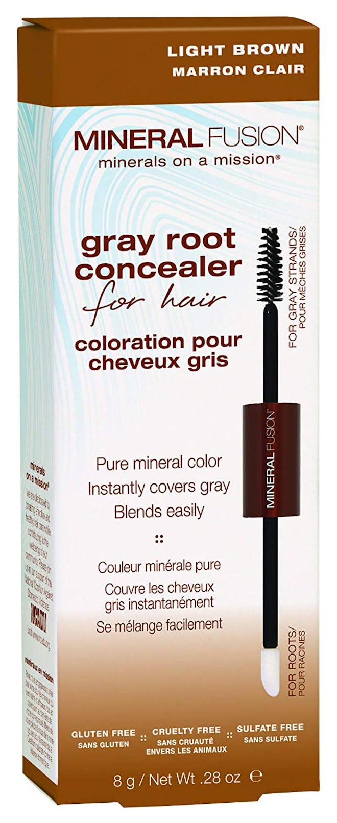 Mineral Fusion Gray Root Concealer for Hair