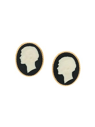 2007 portrait clip-on earrings