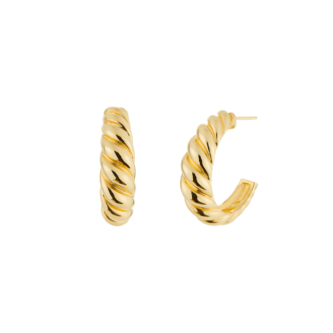 Large Croissant Dôme Hoops 