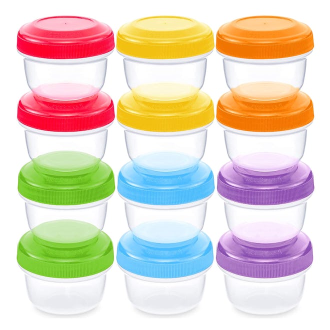 WeeSprout Plastic Containers (Set of 12)