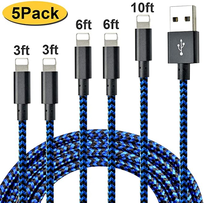 CUGUNU Nylon Braided Cable (5-Pack)