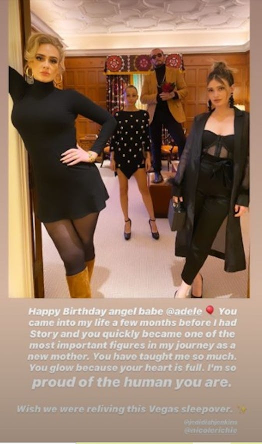 Lauren Paul gave her fellow  mom and pal Adele a sweet shout-out for her birthday.