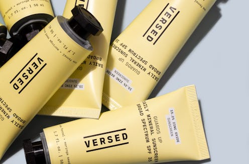 Versed's new Guards Up Daily Mineral Sunscreen in tubes.