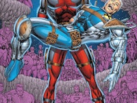 The cover of the Deadpool comic book by creator Rob Liefeld