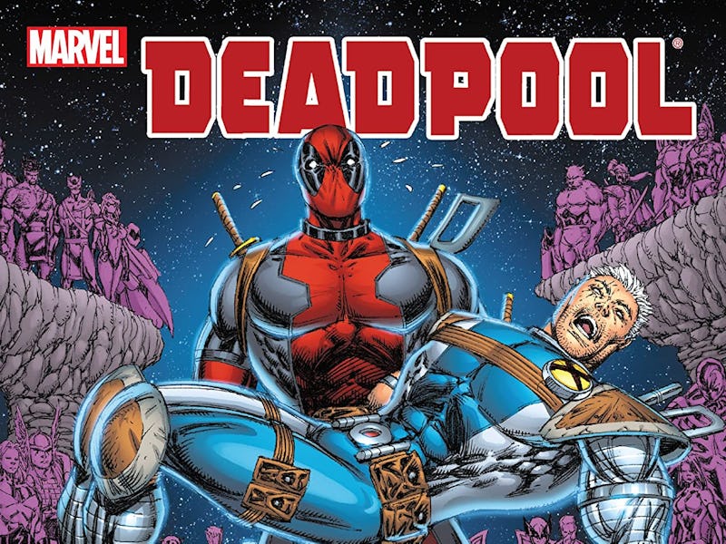 The cover of the Deadpool comic book by creator Rob Liefeld