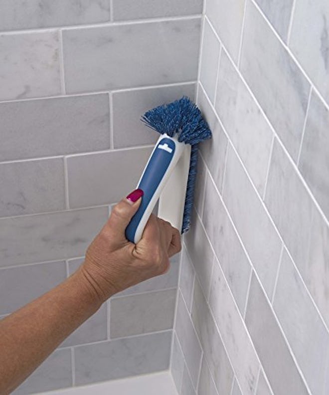 Unger 2-In-1 Grout And Corner Scrubber