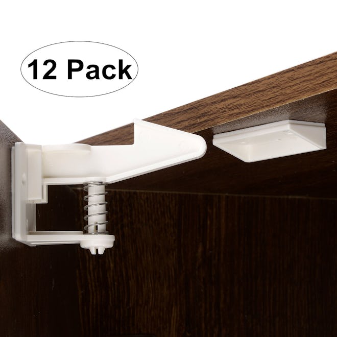 Vkania Child Safety Cabinet Locks Latches (12-Pack)