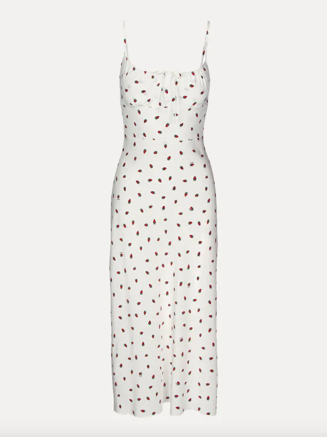 bec and bridge white dress BEC + BRIDGE | Chantal Shirred Mini Dress