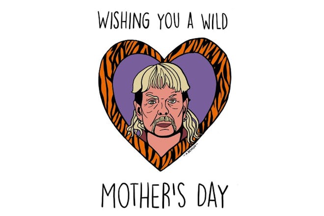 Tiger King Mother's Day Card
