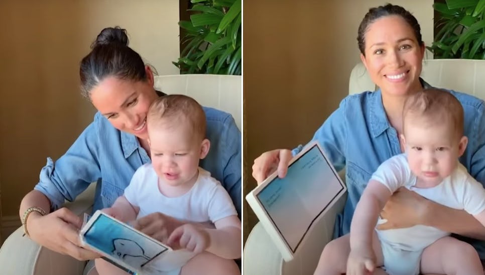 Meghan Markle read Archie a book for his birthday.