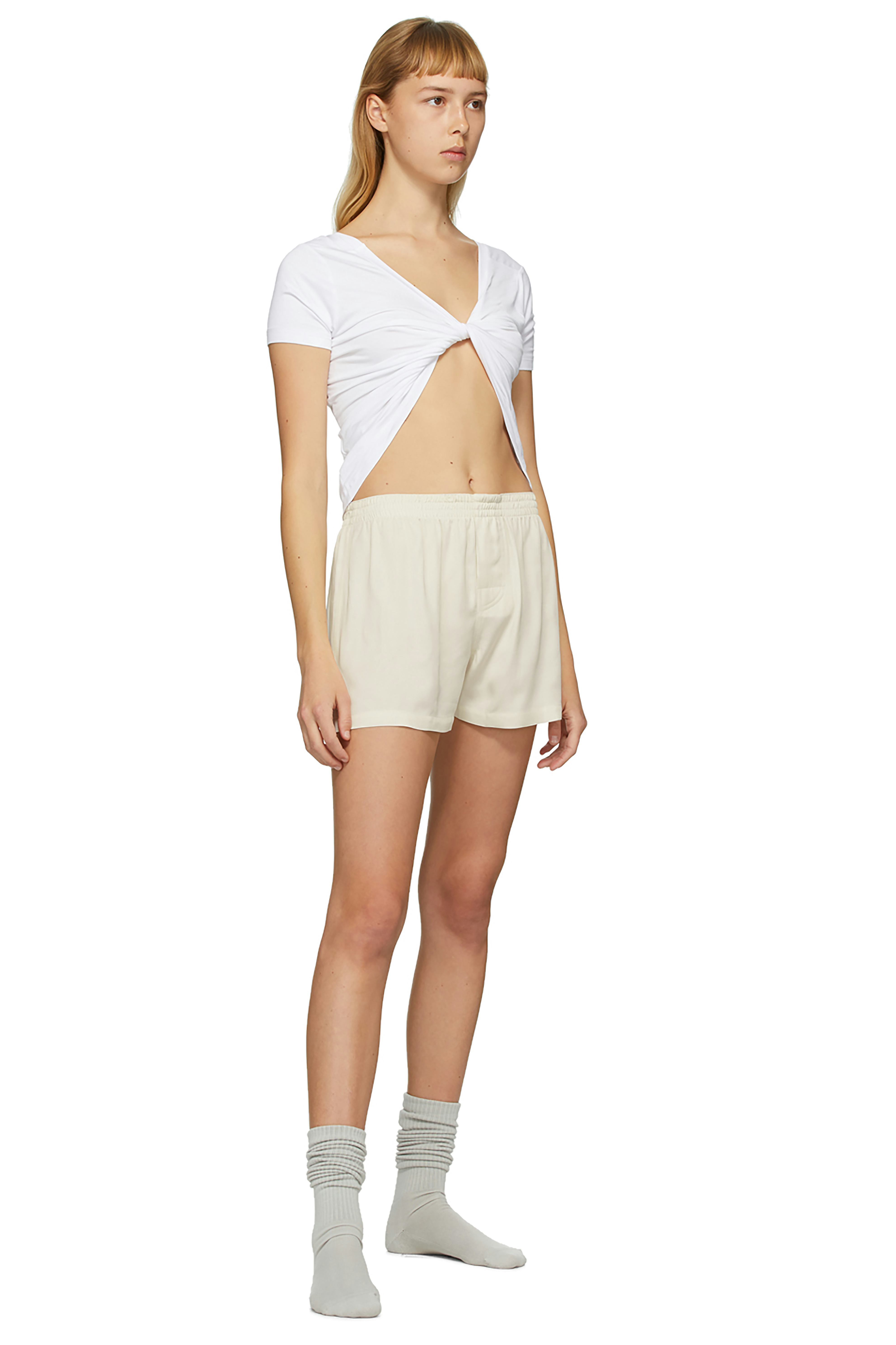 【送料&関税込】Jacquemus Short Street Style Plain Cropped T Jacquemus - Linen-blend shorts Jacquemus