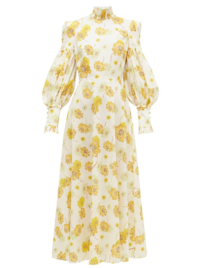 The Dhalia Liberty-print cotton-poplin dress