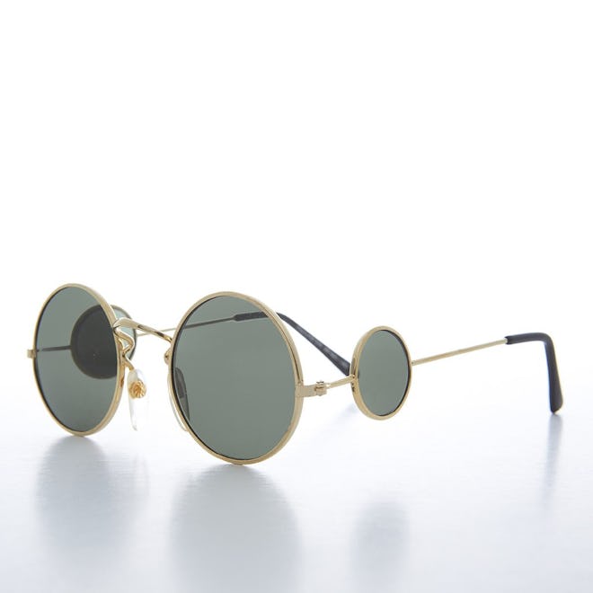 Sunglass Museum Round Side Lens Sunglasses