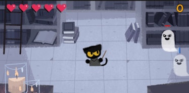 These 14 best Google Doodle games to play include a wizard-inspired cat game.
