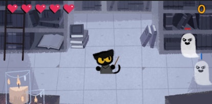 These 14 best Google Doodle games to play include a wizard-inspired cat game.