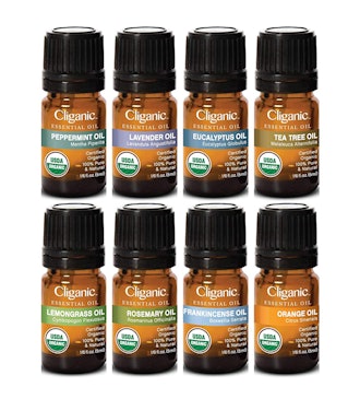 Cliganic USDA Organic Essential Oils (Set of 8)