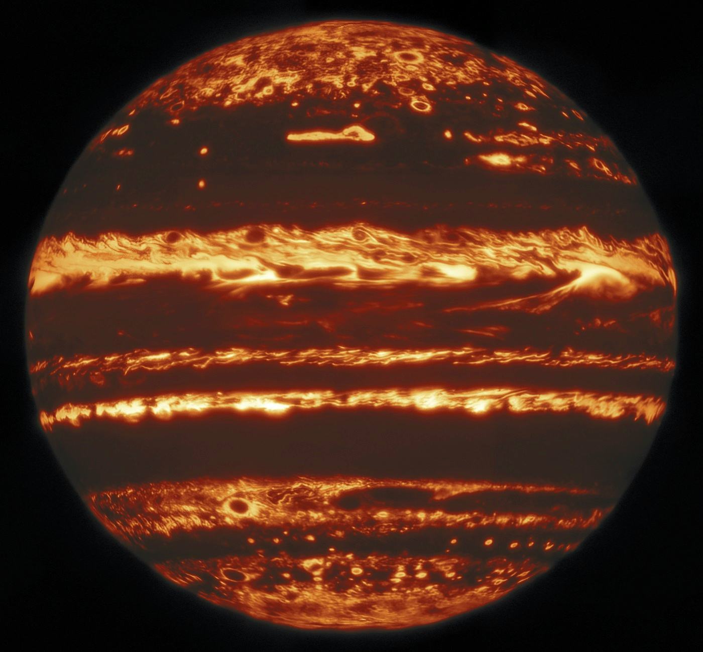Highest resolution images of Jupiter reveal new details about the planet's storms