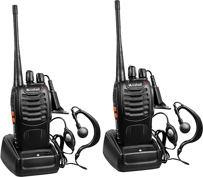Arcshell Rechargeable Long Range Two-Way Radios (2-Pack)