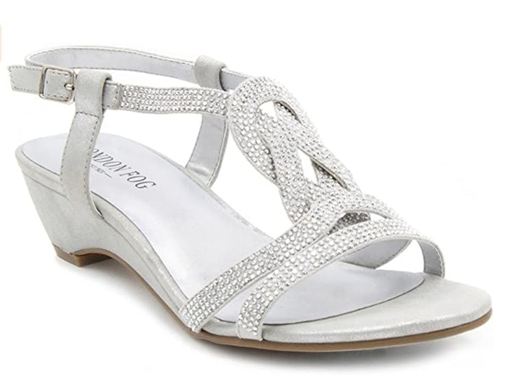 dressy sparkly sandals with arch support