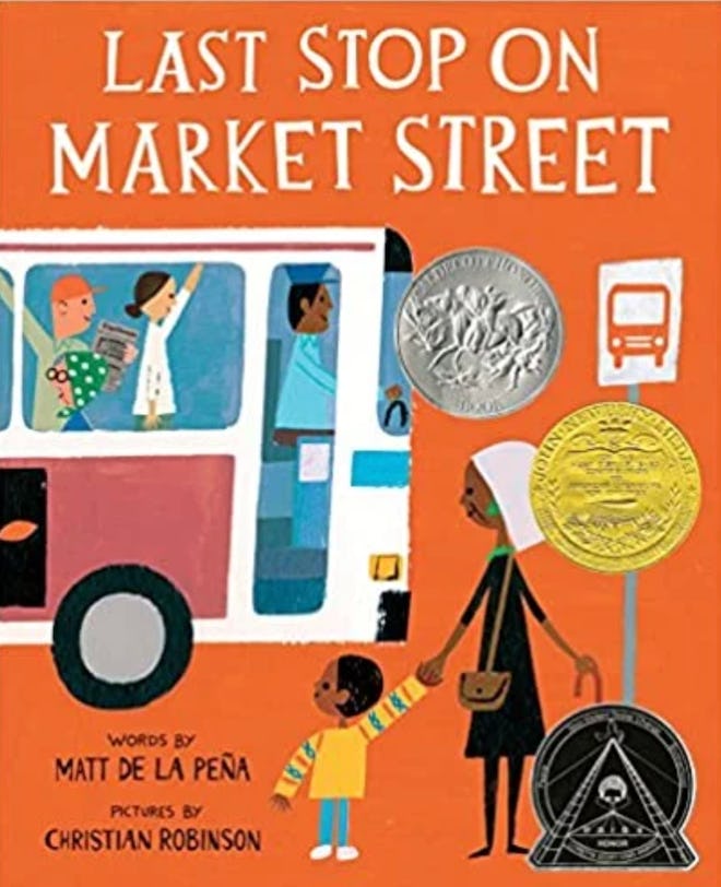 'Last Stop On Market Street' by Matt De La Peña, illustrated by Christian Robinson