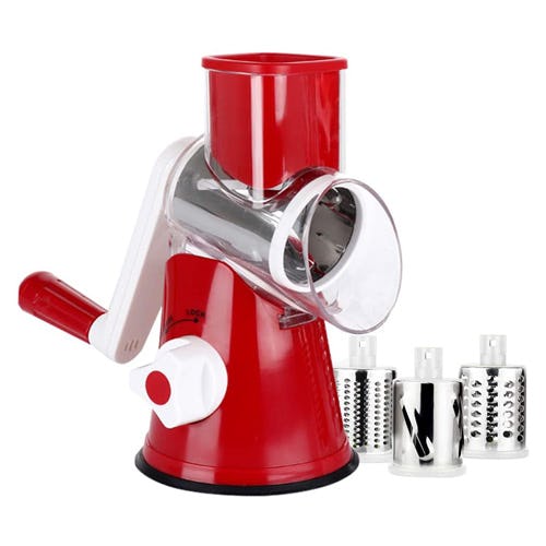 BR JUNKER Manual Round Mandoline Slicer and Cheese Grater