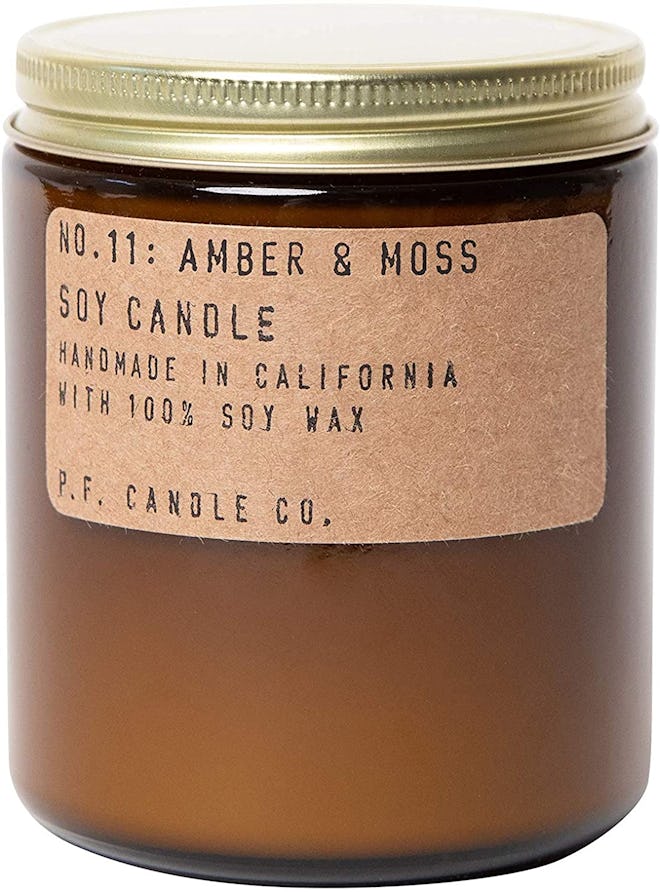  P.F. Candle Co. Amber & Moss Soy Candle, 7.2 Oz.
