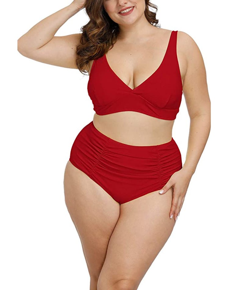 Pink Queen High Waisted Bikini