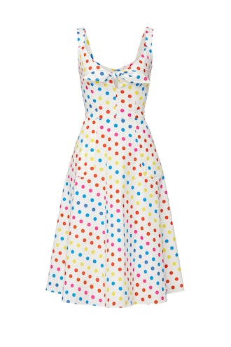 Rent The Runway X Color Me Courtney Dipping Dot Coco Dress